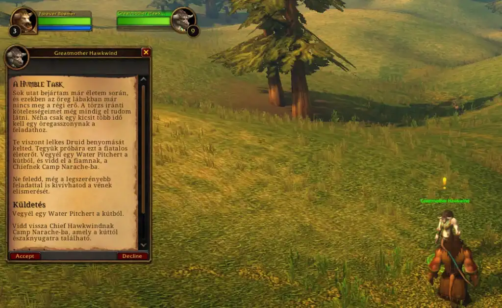 ForeverHUN – Magyar küldetésszövegek a WoW Forever Beta kliensben