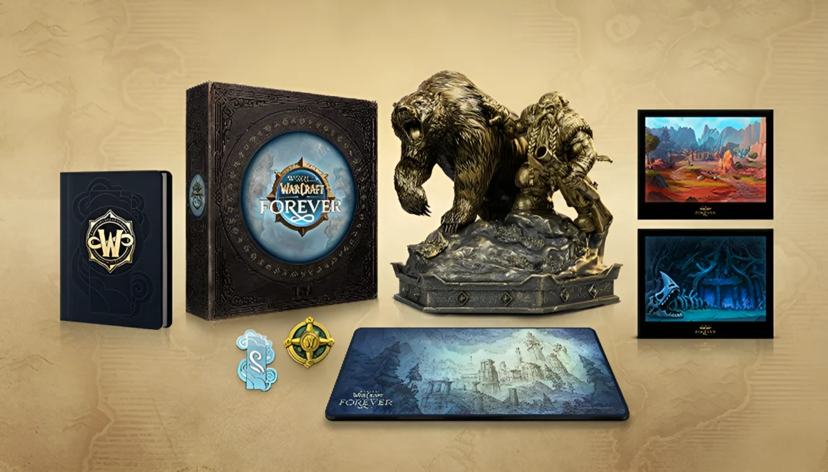 WoW Forever Collector's Edition – a gyűjtői kiadás doboza és tartalma